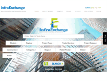 Tablet Screenshot of infraexchange.com